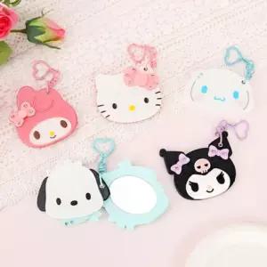 산리오 거울키링가방고리 열쇠고리 캐릭터링 키링 홀더 달란트선물