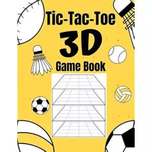 테온셀 틱택토 3D: 게임북, 3D 퍼즐, 가족 활동. 종이