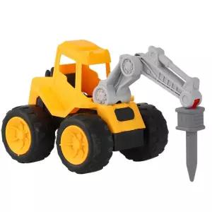유아동 공사장 땅뚫는 중장비 브레이커 크레인 주차놀이 어휘력 선물