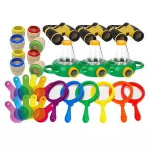 유치원 자연과학 관찰교구 망원경 루페 돋보기 어린이집 과학놀이