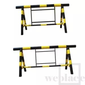 위플레이스 NO6-1 바리케이트 철제 H1000XL2500 차량출입차단기 철제바리케이트 정문차단기 차량진입금지