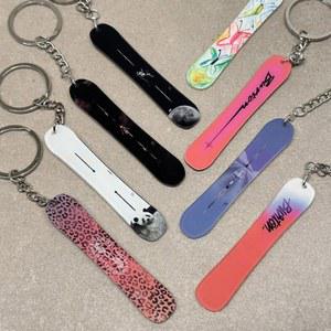 스노우보드 키홀더 가방걸이 앞뒷면마다 패턴이 스노우보드키홀더 달라서