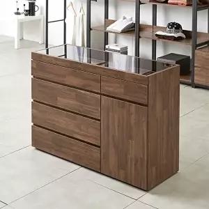 [텐스페이스]키튼 드레스룸 1200 아일랜드 서랍장 MD5246 (수도권무배)