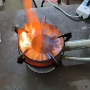 폐유난로 열풍기 스토브 폐유 액세서리 연소 세트 연소로 보일러 창고 공장