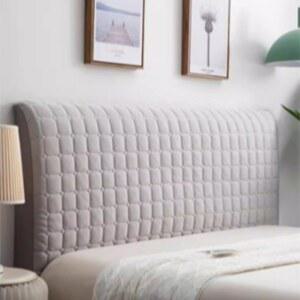 리폼 두꺼움방지 침대 머리길이120CM 덮개 커버교체 베개 퀼트 화이트 쿠션 범퍼가드 같은 머리 흰색