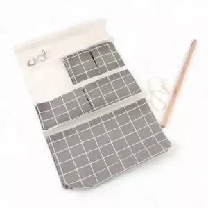 ( )걸이식 패브릭 소품 정리함 포켓 벽면부착 침실 욕실 의류 보관