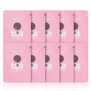 노크미워밍 휴대용 일회용 러브 마사지 젤 복숭아 추출 수용성 바디 제리 4g 10개입
