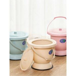 업그레이드 야외 방지 오렌지 소변수집기 간이 간이화장실 비상 후프 상 소변기 지 미끄럼 장루용품다기능 여자 여성용