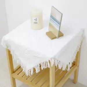 원형 사각 협탁 냉장고 식탁보 매트 덮개 90x130미니레이스 테이블보 탁커버 전자레인지 가전 건조기