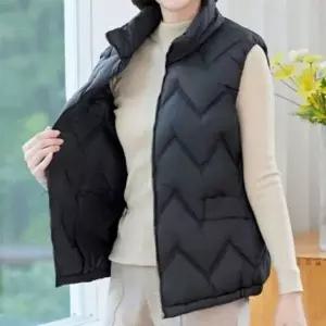 [셀러에이드]여성경량 패딩조끼 방한코트 겨울용 데일리룩 보온조끼 추절기