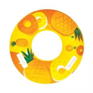 80cm 파인애플 손잡이원형튜브 어린이 물놀이아동 물놀이 유아