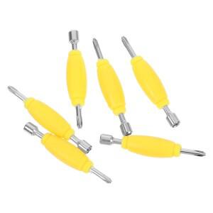 6Pcs 더블 엔드 스크루 드라이버 핑거 보드 도구 미니 소형 정밀 핸드 툴 재사용 가능 부품 스케이트 수리