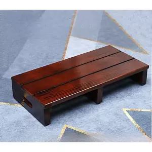 긴 발받침 와이드 세탁실 발디딤대 발판 키높이 원목 주방