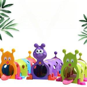 놀이터 애벌레 놀이 미끄럼틀 운동회 애벌레터널 터널과 실내