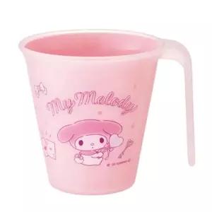 마이멜로디 손잡이컵(일)(617744)수입 있는 음료 양치 가정용 캐릭터 분홍색 물컵 머그 플라스틱
