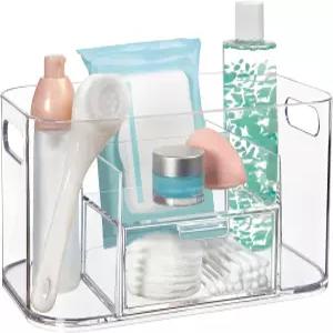조리대용 스토리 블리스 클리어 메이크업 오거나이저 분할 욕실 브러시 홀더 화장품 및 매니큐어 미국산