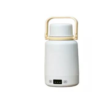 가열 텀블러 스테인레스 충전식 보온 가열텀블러 무선 워머 온도 여행용 물끓이기 충전