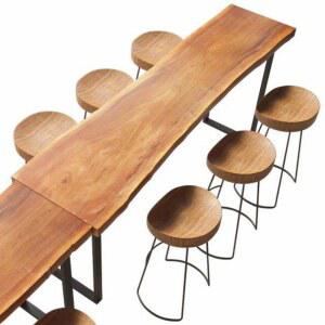 통원목 홈바 보조 심플 식탁 브러 대형 싱크대 회전 쿠킹 인조대리석 이동식