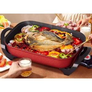 대용량 전기냄비 만능 전골냄비 핫플레이트 마이판블랙 4인용샤브샤브 4인용 1200