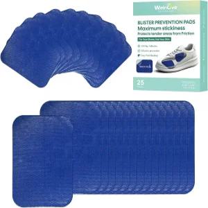 웰노브 블리스터 방지 패치 신발용 몰스킨 25매(피부용 아님) 부드러운 부위를 마찰 광택 있는