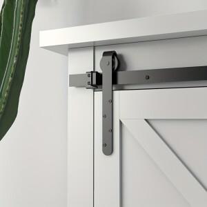 탄소강 무소음 슬라이딩 헛간 문 하드웨어 키트, 문용 트랙이 특징인 TV 캐비닛 옷장