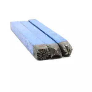 DIY 반지 팔찌 인쇄 도구 3PCS 금속 보석 우표 키트 꽃 디자인