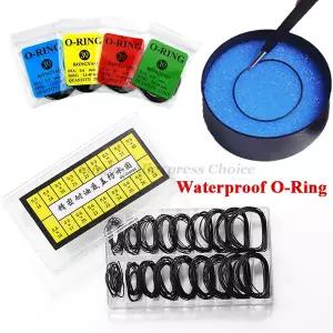 호환  1 상자 시계 켓 그리스 시계 케이스 고무 방수 O-링 씰 0.50.60.7mm 제조 업체 용 내유성 수리 도구