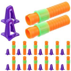 20Pcs 플라스틱 크레용 연장 홀더 캡 연필 학교 사무실 가정용 다목적 미술 도구