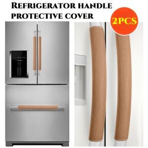인조 가죽 주방 냉장고 문 손잡이 커버 전자레인지 미끄럼 방지 식기세척기 충돌 홈 액세서리