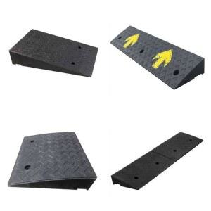 과속방지턱 주차장 바닥 고무경계석 골드블랙타입 깔판 고무 3x15x100 차량진입판 블록