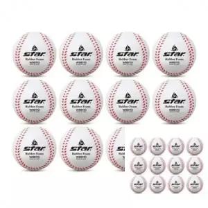 고무 연식야구공 12개 훈련용야구공 연습용야구공