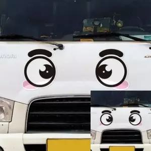 졸음운전방지 왕눈이2 자동차스티커 200x243mm 화물 화물차스티커