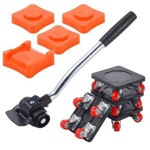 500KG 중량 가구 리프터 운반 슬라이더 롤러 돌리 노동 절약 이동 도구