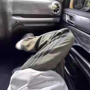 토르 남성용 팬츠 초록 밀리터리 복고와이드팬츠 무늬 미니멀한 옆줄 카고 OPH5