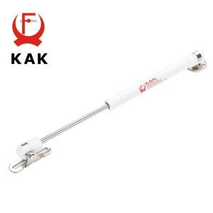 KAK 4PCS 100N 10kg 구리 힘 도어 리프트 지원 가스 유압 스프링 힌지 캐비닛 주방 찬장 경첩 가구