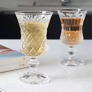 [마이모노샵][마이모노샵] 커피잔 와인잔 언더락잔 고블렛 샴페인잔 앤틱 유리잔 2개 (17307058)