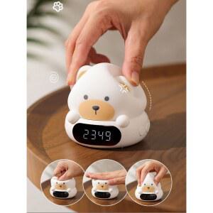시계 무드등 침실 리모콘 수면 수유 램프 침대 실리콘 1214 소프트 토닥토닥 동반수유 라이트