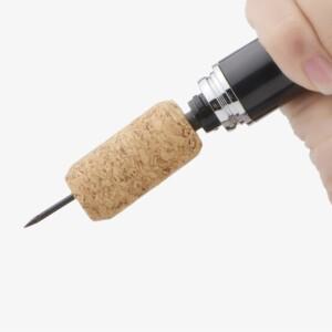 휴대용 2 in 1 핸드헬드 에어 프레셔 코르크스크류 이지 오픈 펌프 와인 오프너 코르크 제거기 포일 커터