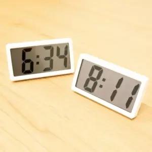 미니 자석 탁상시계 무선 무소음 벽시계