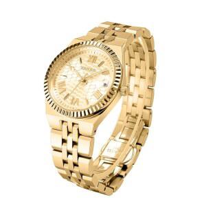 ZINOEE 여성 비즈니스 업무 우아한 일상 방수 시계 드레스 날짜가 쿼츠 손목시계 증정을 선물