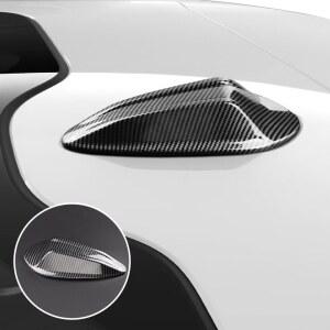 샤크 안테나 커버용 카본 커버 스타일 ABS BM 토퍼 자동차 FEXIDA 파이버