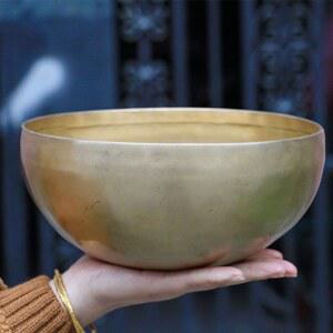 사운드 힐링 싱잉볼 휴대용 요가 명상 수제 악기 불교 구리 사운드볼