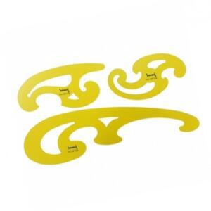 [2개구성] 산키스 템플레이트 NO.2015 3매조운형자 제도 만화용품 매이션 지도자 AEWED7E0D