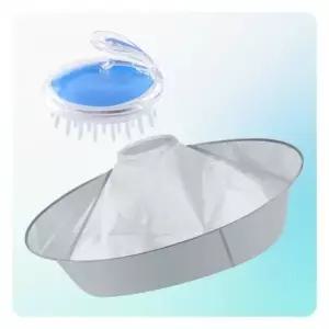 (타입 세트 A타입)미용 헤어 커트보 파마보+두피 헤어브러쉬 세트