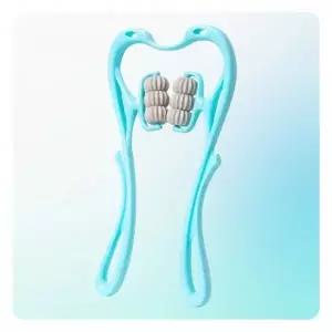 ( )목 어깨 마사지 6구 롤링 지압봉 뒷목 지압 림프