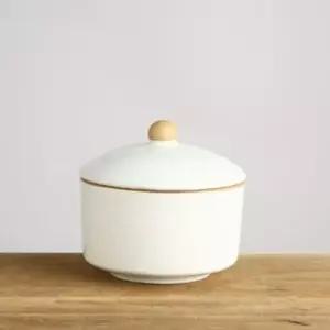 이천도자기 담소 도자기 뚜껑 양념통 2호 15cm 식기 그릇 소금통