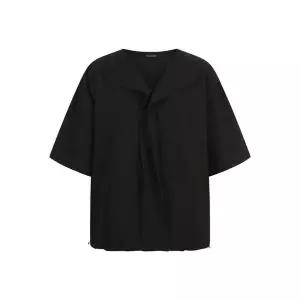 미센스 숄카라 반팔블라우스_MB45BLM304Z