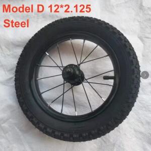밸런스 자전거 바퀴 솔리드 휠 팽창식 스포크 12 인치