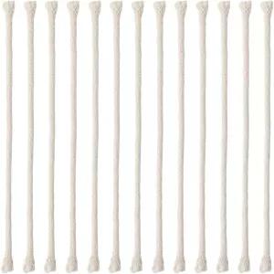 SOFPLATE 20개 원형 오일 램프 버닝 심지 0.16인치 플로럴 화이트 등유 향 버너 티키 토치 랜턴용 부드러운