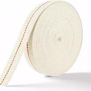 16.4피트 오일 램프 심지 3/4인치 랜턴 캔들 교체용 심지(1 3/4인치)